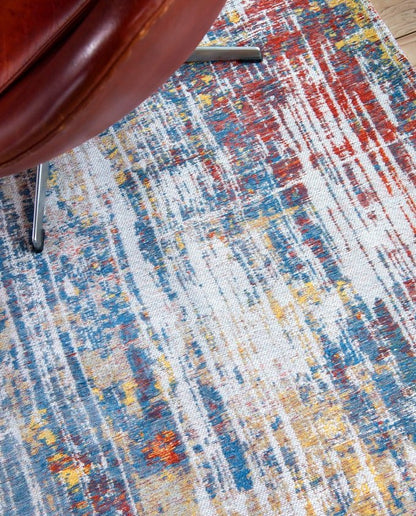 Louis De Poortere Streaks 8714 montauk multi vintage szőnyeg - Leguan Exclusive - Louis De Poortere - 240 cm kör