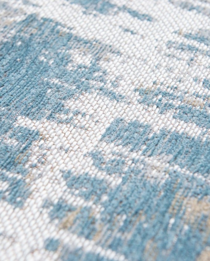 Louis De Poortere Streaks 8718 long island blue vintage szőnyeg - Leguan Exclusive - Louis De Poortere - 240 cm kör