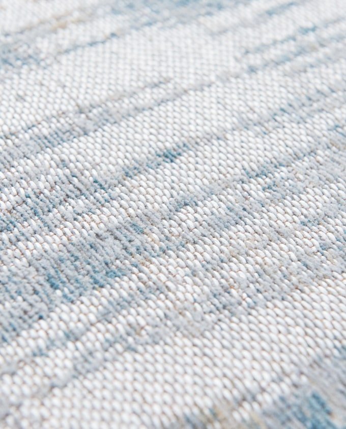 Louis De Poortere Streaks 8718 long island blue vintage szőnyeg - Leguan Exclusive - Louis De Poortere - 240 cm kör