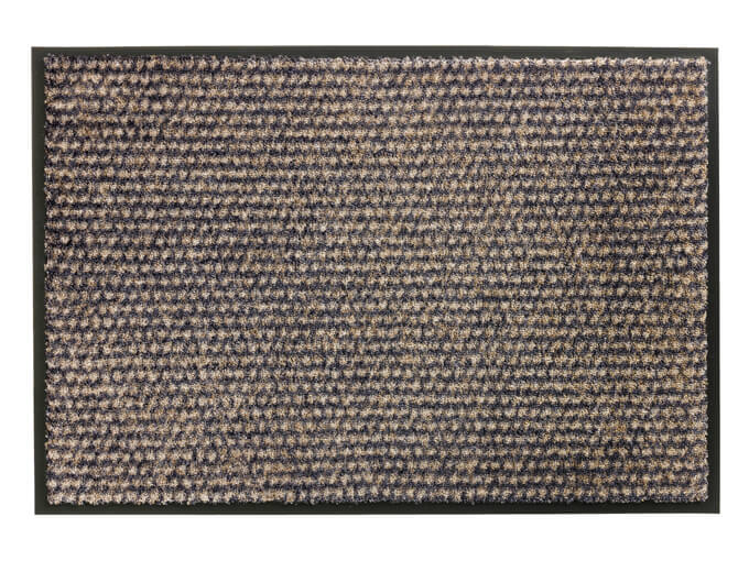 Miami 1688 002 044 antracit - taupe pöttyös lábtörlő - Leguan Exclusive - Schöner Wohnen - 50 x 70 cm