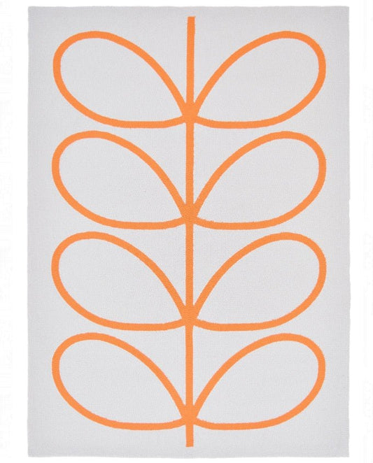 Orla Kiely Giant linear stem persimmon 460703 kültéri szőnyeg - Leguan Exclusive - Orla Kiely - 140 x 200 cm