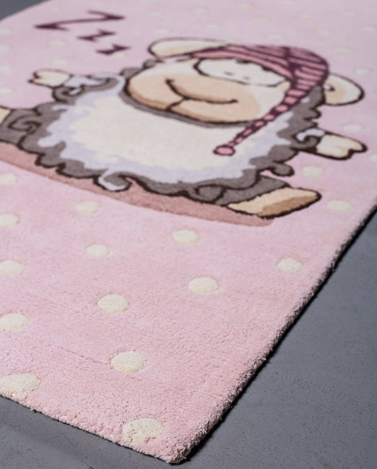 Saint Clair Kids Shaggy pink pamut szőnyeg - Leguan Exclusive - Saint Clair - 90 x 150 cm