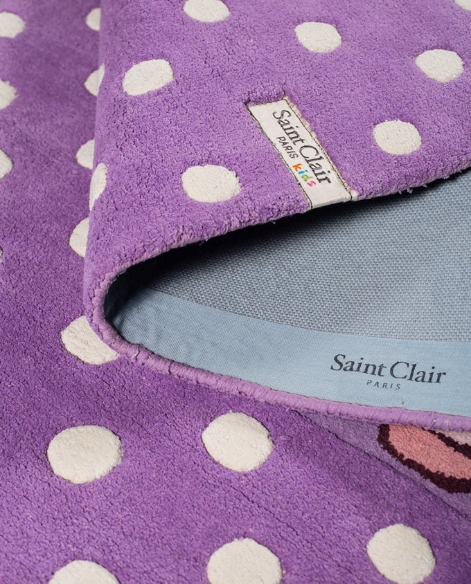 Saint Clair Kids Sleepy lilac pamut szőnyeg - Leguan Exclusive - Saint Clair - 160 x 230 cm