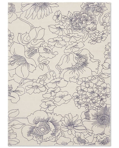 Ted Baker Linear floral blue 162508 design szőnyeg - Leguan Exclusive - Ted Baker - 250 x 350 cm