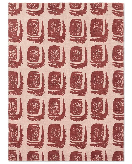 Ted Baker Woodblock red 163003 design szőnyeg - Leguan Exclusive - Ted Baker - 250 x 350 cm