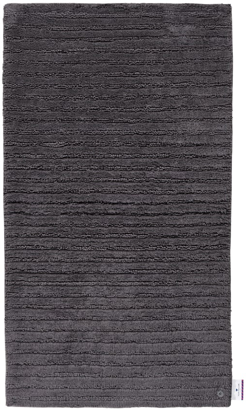 Tom Tailor Cotton Stripes anthracite 601 fürdőszoba szőnyeg - Leguan Exclusive - Tom Tailor - 60 x 100 cm