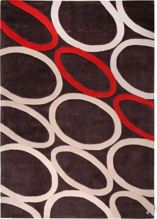 Tom Tailor Life Oval brown kézi tűzött szőnyeg - Leguan Exclusive - Tom Tailor -