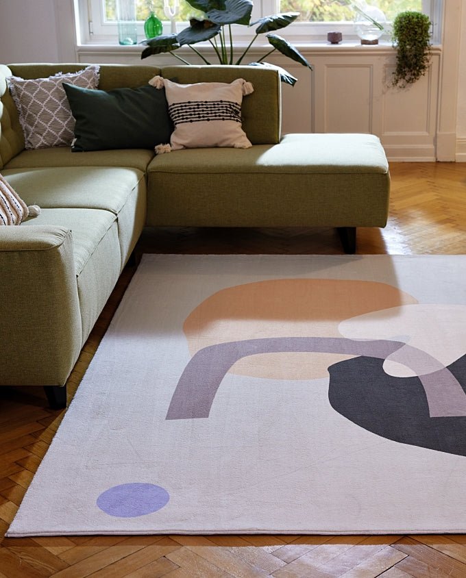 Tom Tailor Shapes six 550 beige - multi design szőnyeg - Leguan Exclusive - Tom Tailor - 160 x 230 cm