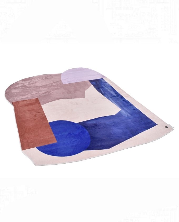 Tom Tailor Shapes ten 705 blue - multi design szőnyeg - Leguan Exclusive - Tom Tailor - 160 x 230 cm