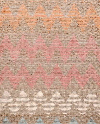 Tom Tailor Smooth Comfort Pastel Zigzag natural multi 115 modern szőnyeg 140 x 200 cm - Leguan Exclusive - leguan exclusive - 140 x 200 cm