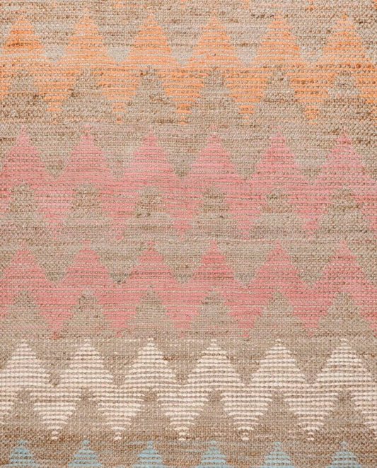 Tom Tailor Smooth Comfort Pastel Zigzag natural multi 115 modern szőnyeg 140 x 200 cm - Leguan Exclusive - leguan exclusive - 140 x 200 cm