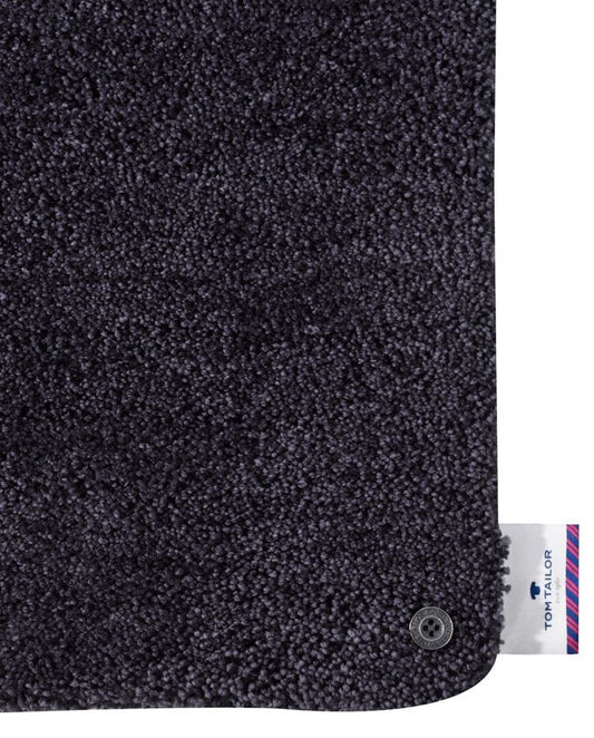 Tom Tailor Soft Bath Uni anthracite 601 fürdőszoba szőnyeg - Leguan Exclusive - Tom Tailor - 60 x 100 cm