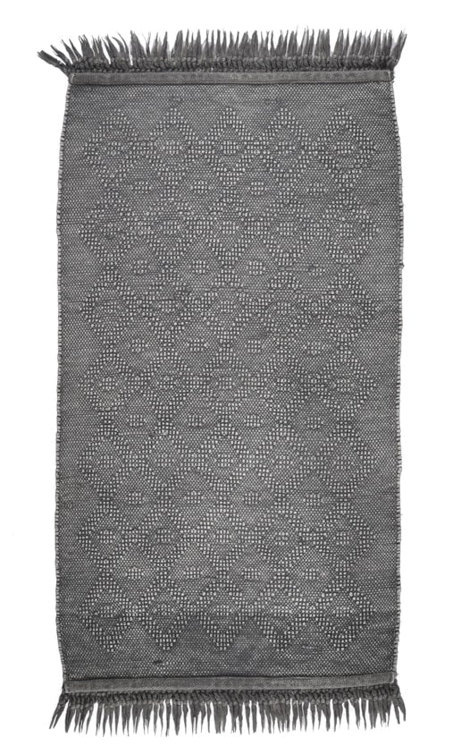Tom Tailor Vintage Wash Fringe anthracite 601 fürdőszoba szőnyeg - Leguan Exclusive - Tom Tailor - 60 x 100 cm