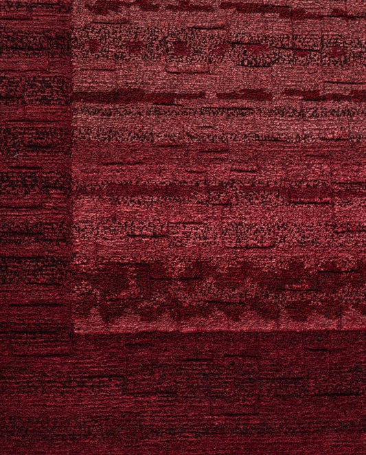 Velvet 771 rot kézi csomózású nepáli gyapjúszőnyeg 170 x 240 cm - Leguan Exclusive - leguan exclusive - 170 x 240 cm