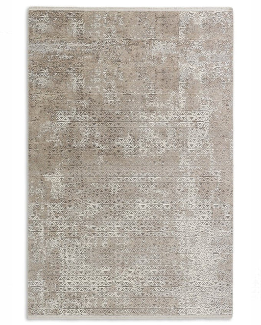 Vision 6103 213 006 triangles beige design szőnyeg - Leguan Exclusive - Schöner Wohnen - 80 x 150 cm