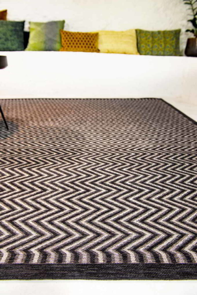 Louis de Poortere - Louis De Poortere Splendore Dolomiti 9011 Titanio vintage szőnyeg - Leguan szőnyeg áruház - Modern és design szőnyegek